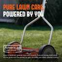 American Lawn Mower Company 1204-14 14-Inch 4-Blade Push Reel Lawn Mower, Red