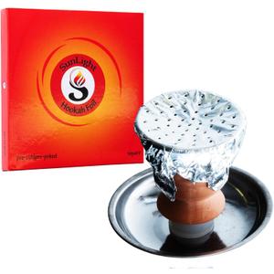 Hookah Square Pre-Poked Foil - 100 Heavy Duty Long Lasting Sheets