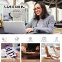 AMOMOMA 3 Pack Oversized Aviator Spring Hinge Reading Glasses for Women Men,Retro Blue Light Computer Reader Frame AM6081 (C1.black+c2.crystal+c3.yellow Tortoise)