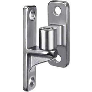 304 Stainless Steel Gate Hinges 5/8" Heavy Duty Door Hinges 600LB Capacity No Squeaking for Wall Mount Hinges for Farm Gates & Wooden Fences, 2 Pack