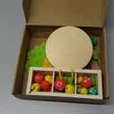 Woodtoe Toddler Fine Motor Skill Toys, Christmas Apple Picking Magnetic Tree Toy, Montessori Wooden Sensory Toys for Toddlers, Sorting and Matching, Educational Early Learning Activity for Kids 3+