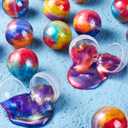 JOYIN Slime Party Favors, 24 Pack Galaxy Slime Ball - Stretchy, Non-Sticky, Mess-Free, Stress Relief, and Safe - Toys for Girls and Boys - Easter, Classroom Reward, Party Supplies, Valentines