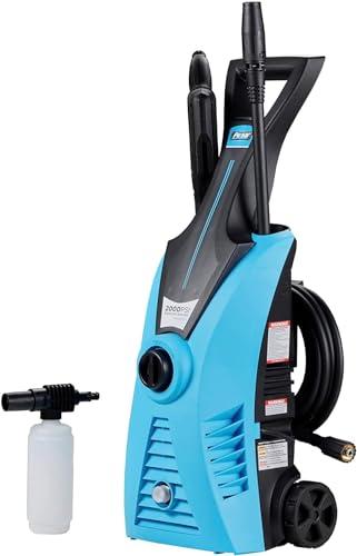 Pulsar PWE2001V Electric Portable High Pressure Washer, PSI 2000, Cleans Cars/Fences/Patios