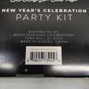 Seasonal Celebrations New Years Eve Black Paper Party Accessory Kit