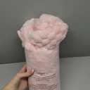 BEDELITE Fleece Decorative Blanket - 3D Jacquard Pink Throw Blankets for Women's Couch & Bed, Soft and Cozy Warm Plush Fluffy Blanket, Cute Birthday Gift for Women, 50x60 Inches