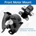 Engine Motor & Trans Mount Kit Compatible with Chrysler Town & Country | Dodge Grand Caravan | RAM C/V | VW Routan 3.6L V6 2011-20 Replace for A5665 A5480 A5589 A5577