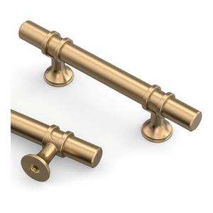 Asidrama 10 Pack 3 Inch(76mm) Champagne Bronze Kitchen Cabinet Handles, Cabinet Pulls Kitchen Cabinet Hardware Cupboard Handles Drawer Pulls