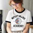 Halloween Shirts for Women Halloween Graphics Shirt Funny Halloween Tees Tops (White, XXL)