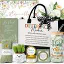 Thank You Gifts for Women, Administrative Professional Day Gifts, Employee Appreciation Office Gift for Coworkers Farewell Thank You Gift Basket for Boss Teacher Nurse Employees w/ Canvas Tote Bag