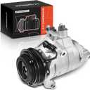 A-Premium Air Conditioner AC Compressor with Clutch Compatible with Ford F-150 2015-2017 3.5L, 2018-2020 3.3L, DKS20 Style, 4 Grooves (Not 6 Grooves)