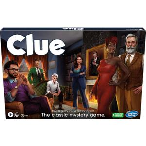 Clue Board Game for Ages 8 and Up, Reimagined Clue Game for 2-6 Players, Mystery, Detective, Family Games for Kids and Adults