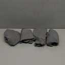 Genina Waterproof Seat Covers for Dining Room Chairs Covers Dining Chair Cover Kitchen Chair Covers (Gray, 4 Pcs) (Grey)