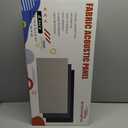 4 PCS Fabric Acoustic Panels,24''x12''x2'' Sound Proof Panels for Walls, Acoustic Wall Panels, Self-adhesive Soundproof Wall Panels for Echo Absorption for Home Studio Office (flaxen