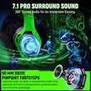 Tatybo Wireless Gaming Headsets for Ps5 Ps4 PC, 40H+ Hrs 2.4GHz WiFi Mode & Bluetooth 5.3 Wireless Headset