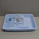 PAWISE Small Cat Litter Box, Kitten Litter Box Starter Kit, Low Entry Baby Catty Training Litter Box with Scoop, Bowls,Cat Mouse Toy and Cat Ball Toy,First Kitten Owner Essentials (Blue)