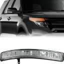 Front Side Mirror Explorer Turn Signal Light Lamp Blinker Lamp for 2011-2019 Ford Explorer Door Wing Mirror Turn Light BB5Z-13B374-A/3B375-A (Right (Passenger) Side)