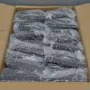 KEILAIMO Solar Post Cap Lights, 12-Pack Upgraded Outdoor Deck Fence Post Solar Lights for 4x4 5x5 Wood/Vinyl Posts, IP65 Waterproof, 10-12 Hours Warm White Glow for Garden/Patio/Porch - Black