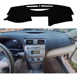 KEDAKEJI Car Carpet Dashboard Cover,Dash Cover Mat Compatible with Toyo ta Camry 2007 2008 2009 2010 2011 (Black)