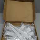 Blulu 10 Pcs 12" Gridwall Knife Shelf Bracket with Lip Metal Wire Gridwall Brackets Hooks Grid Wall Panels Hanger Heavy Duty Shelf Grid Wall Accessories for Home Business Boutique Display (White)