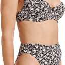 Quiksilver Women's Women's Sonny Make You Mine V-Cut Underwire Bikini Top (Black, L)