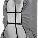 Nukuguia RV Tire Cover - Fits Tote Tanks Up to - Compatible w/28 & 36-Gallon Rhino Tote Tanks  - Gray, 2 Pack