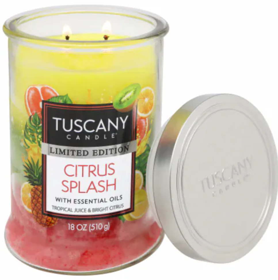 Tuscany Candle "Citrus Splash" Scented Candle