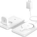 G910 3 in 1 Magnetic Wireless Charger, White