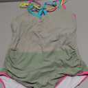 Blooming Jelly Womens Tummy Control Bathing Suit Modest One Piece Swimsuits Slimming Scoop Neck Neon 2026 Swim Suit (Large, Army Green)