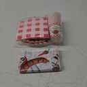 Capoda 165 Pcs Summer BBQ Party Supplies Picnic Barbecue Decorations BBQ Background Cloth with Rope Picnic Plastic Tablecloth Barbecue Tableware Set for Birthday Baby Shower Party Decor