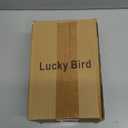 Lucky Bird Colored Glass Vase Modern Ribbed Glass Vase for Flowers, Candles, and Decorative Accents - Tall/ Short Glass Vase for Centerpieces Home Table Decor(Colored H7.87inch)