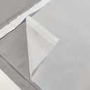 River Dream Waterproof PEVA Snap-in Shower Curtain Liner Replacement: Removable to Attach, Frost, 70x66 In