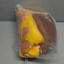 Honey Pot Cat Cave Bed, Soft and Thick Rebound Sponge Pet Nest with Removable & Washable Cushion, Cute Cartoon Design for Small Cats and Breeds (Brown)