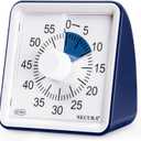 Secura 60-Minute Visual Timer, Classroom Timer, Countdown Timer for Kids and Adults, Time Management Tool for Teaching (Navy Blue & Navy Blue)