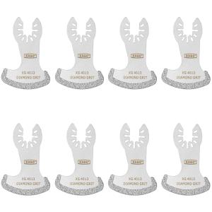 XXGO 8 Pcs Oscillating Multi Tool Diamond Segment Swing Grit Grout Blades XG8001S