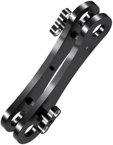 Double Socket Arm 1 Ball,Ball Mount Arm Composite Material Compatible with RAM Mounts B Size 1''Ball Components.Mounting Bases and Device Holders with 1''Ball Adapter (Long Arm-6.8Length)
