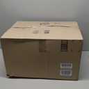 EUHOMY Nugget Ice Maker Countertop with Handle, Ready in 6 Mins, 34lbs Per Day, Removable Top Cover, Auto-Cleaning, Portable Sonic Ice Maker with Basket and Scoop, for Home/Party/RV/Camping (Silver) (Steel Light Silver)