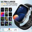 Smart Watch (Answer/Make Calls), 1.91"HD Smartwatch for Men Women Heart Rate/Sleep Monitor/Pedometer, 2026 New Fitness Watch with 113+ Sport Modes, Activity Tracker IP68 Waterproof for Android iOS