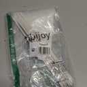 12 Pack White Pennant Flags Small Mini Hand Held Solid Color Pennant On Sticks Flags with 12.6"Solid Pole & Spear Top,Party Events Celebration, School, Grand Opening, Kids Birthday, Sports Clubs, Flower Pot