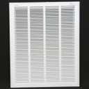 20" X 24" Return Air Filter Grille - Filter Included - Easy Plastic Tabs for Removable Face/Door - HVAC VENT DUCT COVER - White [Outer Dimensions: 22 5/8"w X 26 5/8"h]