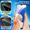 2+2 Pack Tempered Glass Screen Protector for Samsung Galaxy A14 5G 2023 with Camera Lens Protector, Ultra HD, 9H Hardness, Case Friendly