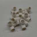 8Pcs 4 Way PVC Fittings, 1 Inch Furniture Grade Elbow Fitting for Building Heavy Duty PVC Furniture Side Outlet Tees Conner Fittings