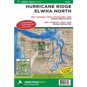 Hurricane Ridge * Elwha North, WA No. 134S (Green Trails Maps)
