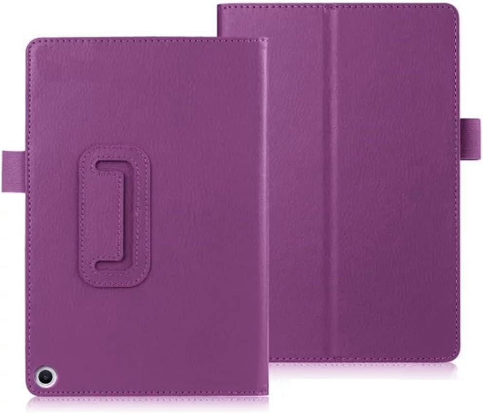 for Amazon Kindle Fire HD8 10th/12th Generation (2020/2022 Release) Tablet Cover,Ultra Slim Folio Stand Lightweight Leather Case for All-New Fire HD8 Plus 10th 12th Gen 8" (Li-Purple)