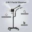 Facial Steamer with Magnifying Lamp, 2 in 1 Ozone Steamer for Face Professional, Professional Facial Steamer for Esthetician, Salon & Spa Face Beauty Equipment.
