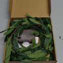 JMEXSUSS Artificial Olive Lighted Garland for Fireplace Decor, 100 LED 6 Ft Christmas Mantel Garland Fairy Lights Battery Operated, Vines with Lights for Table Bedroom Wedding Fall Decoration