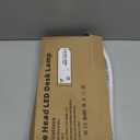 LED Desk Lamp for Home Office, Double Head Architect Light with Clamp, Computer Monitor Clip on Light, 3 Modes and 10 Brightness, Adjustable Flexible Goose-Neck, Table Task Lamp, White