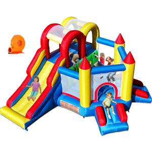 Umbalir InfIatable Bounce House for Kids 3-8 yr, Bouncy House Accommodate 4-6 Kids, Fun and Safe Indoor/Outdoor Play (12.3'Lx10'Wx6.3'H)