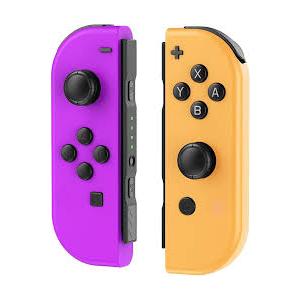 XAVOMEDINAL Switch Controller for Nintendo Switch Controller, Switch Controller Replacement Accessories with Double Vibration/Wake-Up/Motion Control/Screenshot (Purple&Yellow)