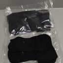 Bulinlulu Diabetic Socks for Men Women,6 Pairs Low Cut Non Binding Diabetic Ankle Seamless Socks for Men 6-9 9-12(Black-Large)