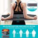 Cordless Heating Pad for Back Pain Relief, Heated Back Belt Abdomen Warmer Lumbar Support, Lumbar Massaager with Heat (Gray)